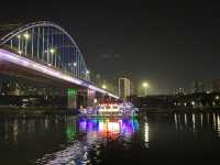 **🌉【南寧亭子碼頭遊船】夜遊邕江，璀璨夜景盡收眼底！✨**  