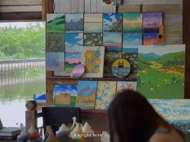 🖌️🎨ijoy studio ร้านวาดรูปน่ารัก ในตลาดหัวตะเข้