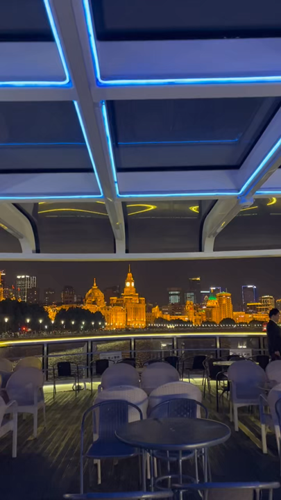 
If there’s one way to truly experience the mesmerizing beauty of Shanghai, it’s on a nighttime river cruise along the Huangpu River. As the sun sets and the city lights start to sparkle, the skyline transforms into a dazzling canvas of bright lights and glowing reflections. This cruise is a magical way to witness the city’s contrast of old and new, from the historic Bund to the futuristic Lujiazui district.

The moment you board the boat, you’re treated to an incredible view of Shanghai’s city lights reflecting off the river’s surface. The Huangpu River serves as a natural boundary, dividing the old colonial architecture of the Bund from the towering skyscrapers of Pudong. At night, the neon lights, towering buildings, and the iconic Shanghai Tower light up, creating a breathtaking sight that is pure magic.

As the boat drifts gently down the river, you pass under the illuminated bridges, with the stunning cityscape unfolding in every direction. From the Oriental Pearl Tower to the Jin Mao Tower, each building offers a unique light show that takes on a life of its own when the sun goes down.

Whether you're a photographer looking to capture the perfect shot or simply a traveler wanting to take in the beauty of the city, the Huangpu River night cruise gives you an unparalleled view of Shanghai at its most spectacular. It’s an experience that will leave you in awe of this dazzling metropolis.

#ShanghaiNightCruise #CityLights #HuangpuRiver #ShanghaiAtNight #RiverCruise #ShanghaiSkyline #TravelShanghai #NightViews #ExploreShanghai #ShanghaiVibes #Cityscape