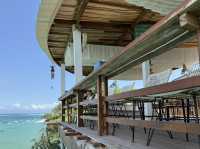 Rustic wooden hut along the coastline