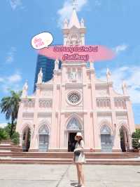 โบสถ์สีชมพู Da Nang Cathedral ดานัง🩷