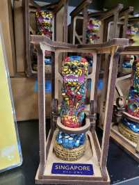 Unique Singaporean crafts and figurines at Sentosa Shop