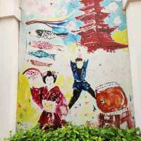 Mural at Chijmes