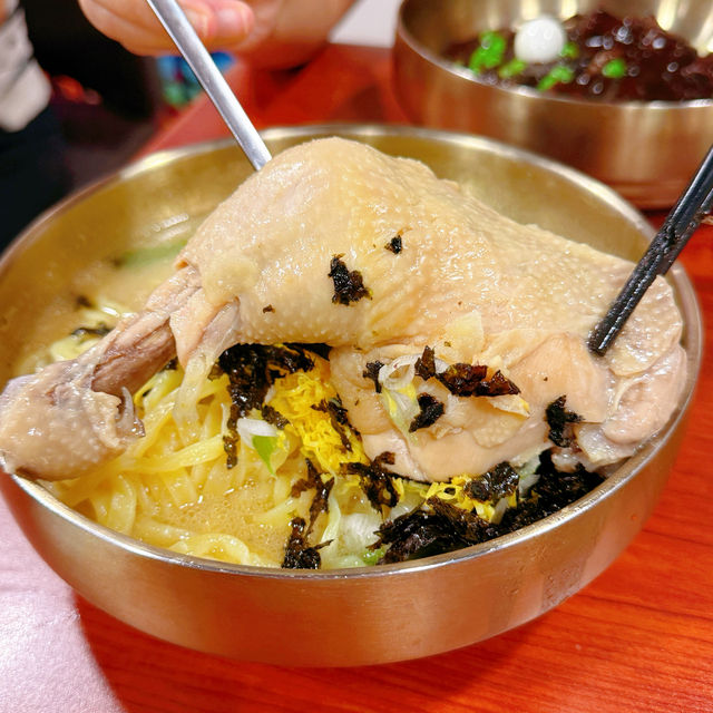 自家製韓國刀削麵🍜