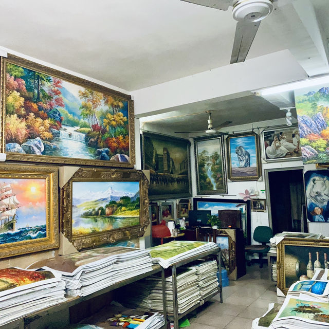🎨【深圳・大芬油絵村でアートの街歩き】 