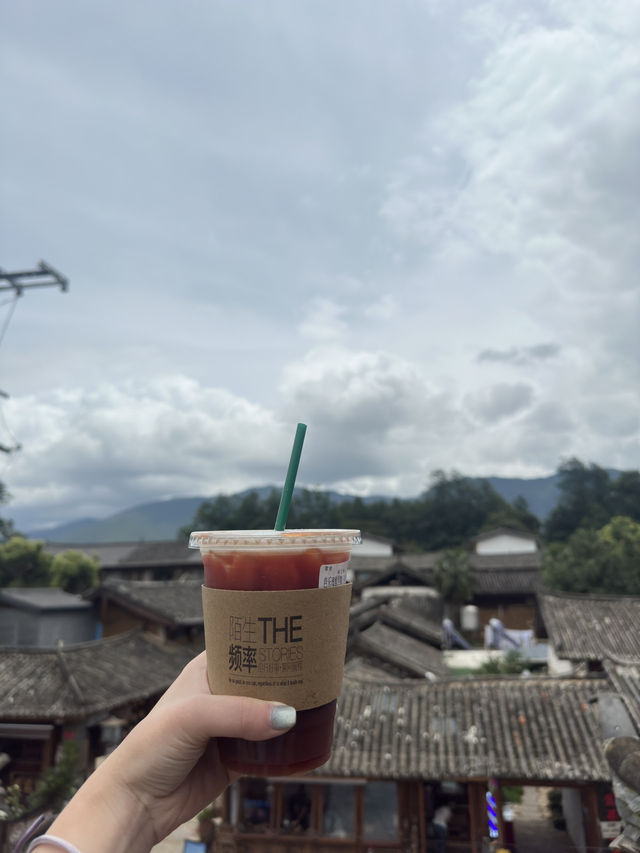 The cafe that located inside the ancient city 🌼