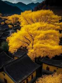 Autumn in Tengchong – The Golden Paradise of Ginkgo Trees 