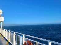 Journey from North to South Island of New Zealand by ferry