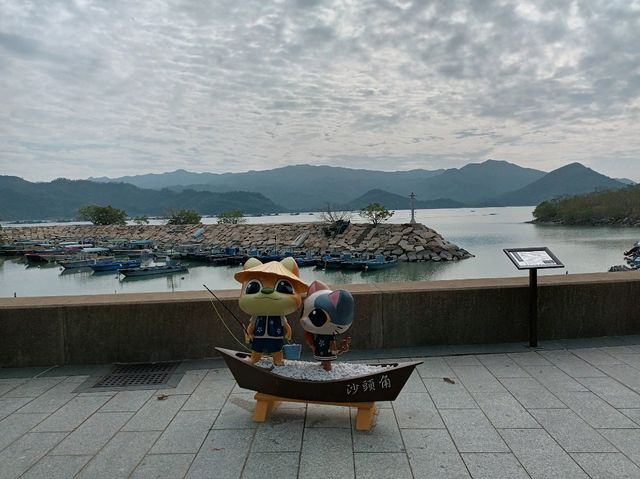 沙頭角，也許是最多康文署吉祥物供打卡的地方