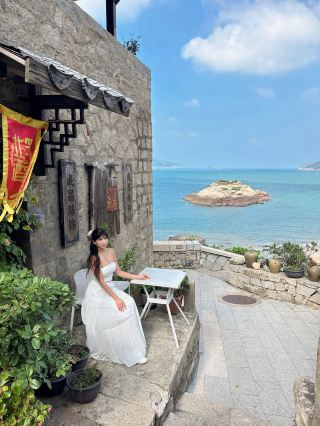 【馬祖民宿咖啡廳】家適咖啡 Just Coffee｜坐擁石頭山城第一排海景｜超chill度假風好放鬆