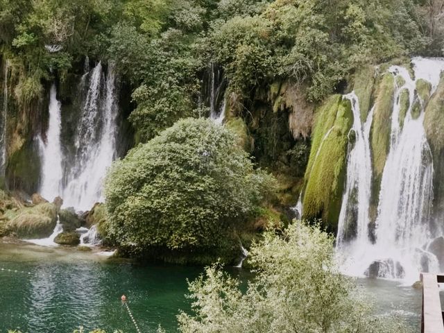 Kravica Waterfall, a popular natural attraction in Bosnia and Herzegovina.