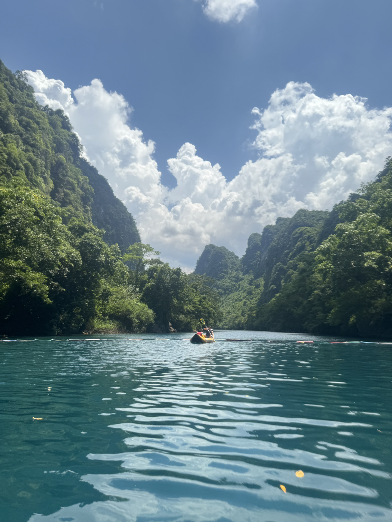 📍 DARK CAVE, PHONG NHA – A MUST-TRY EXPERIENCE IN QUANG BINH

If you’re looking for a destination that combines stunning scenery, adventure, and unique experiences, Dark Cave is definitely worth visiting.

The first thing that caught my attention was the crystal-clear turquoise water of the Chay River. The journey begins with an exciting zipline ride across the river, offering breathtaking views of the surrounding nature. It’s thrilling, fun, and suitable for most visitors.

My favorite part was the natural mud bath inside the cave. Walking into the cool darkness of the cave and floating in the soft mineral-rich mud was such a unique and relaxing experience. It felt like a perfect escape from the outside world.

Besides exploring the cave, there are plenty of activities to enjoy, including kayaking, swimming, and water games, making it a great destination for families, friends, and adventure seekers.

What I appreciated most was the natural beauty and unspoiled atmosphere of the area. The environment is well-preserved, and the surrounding landscape is absolutely stunning. The only downside is that it can get quite crowded during peak travel seasons.

⭐ My rating: 9/10

Dark Cave is more than just a tourist attraction—it’s an unforgettable adventure. If you’re visiting Phong Nha, this is one experience you shouldn’t miss.
#DarkCave #PhongNha #QuangBinh #ChayRiver #VietnamTravel #TravelReview #Mimitravel 