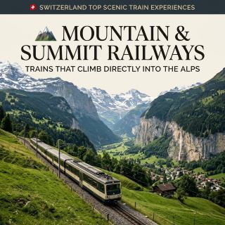 🚆🇨🇭 Switzerland’s Most Breathtaking Mountain Railways – Epic Scenic Rides!