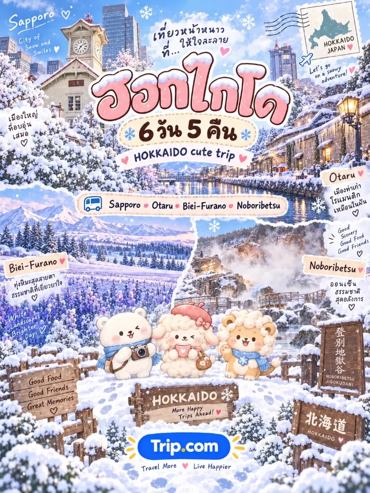 【北海道行程分享】6日5夜 Snowmori Gang 之旅。