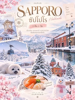 ซัปโปโร ❄️ เมืองหิมะที่ตกหลุมรักได้ทุกครั้งที่ไป 🇯🇵✨