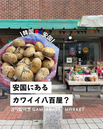A Cute "Vegetable Shop" in Anguk? 🥔 [Gamzabatt Market] Bukchon Branch.