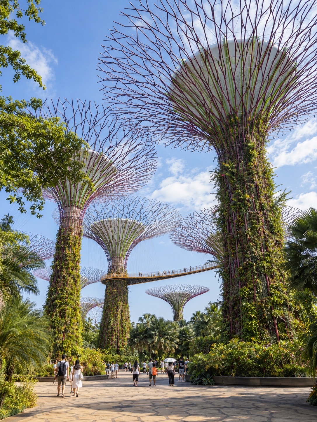 🇸🇬🌿 Сады у залива — прекрасный сад будущего, впечатляющая достопримечательность в самом сердце Сингапура! 🌸🩵✨