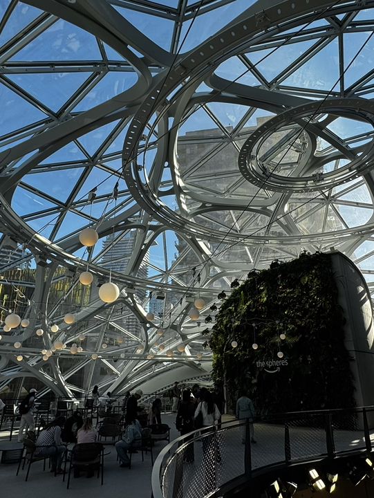 2025西雅圖亞馬遜必去景點：The Spheres