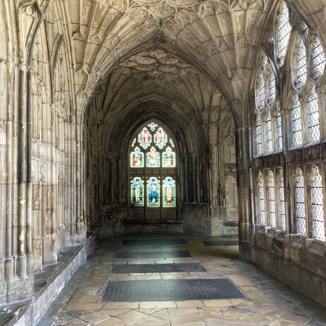 Spell bound by Gloucester Cathedral 