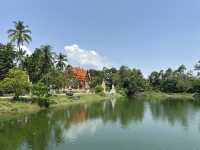 Beautiful temple by the coast