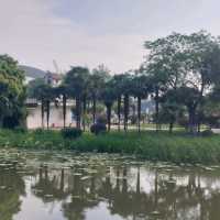Nice parks with lakes