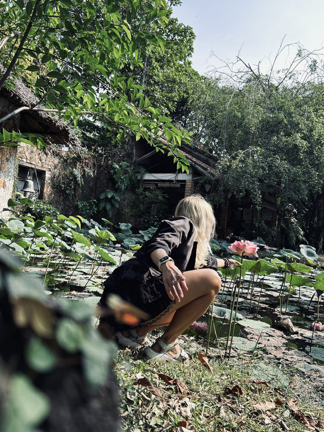 Here I felt myself as Thumbelina 🌿 Bình Quới Tourist Village