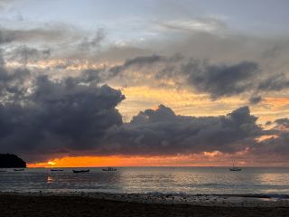 Sunset from Ngapali beach