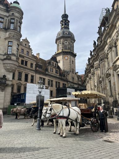 ドレスデン聖母教会は、ドイツ・ザクセン州の州都ドレスデン旧市街に