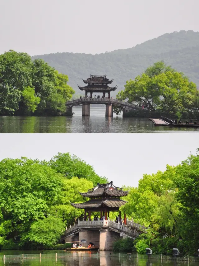 Sudi Spring Dawn, Su Dongpo created the first of the Ten Scenes of West Lake