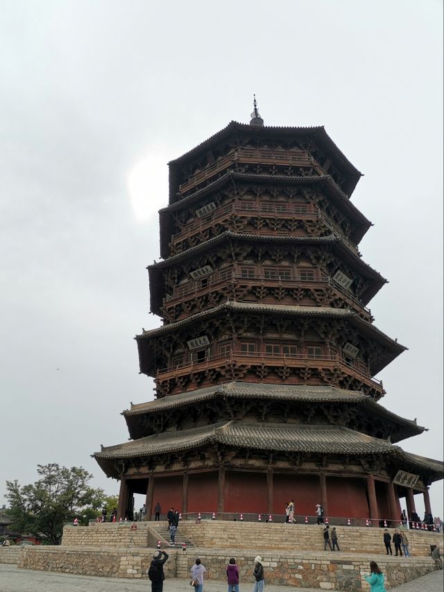 呼和浩特-八泉峡-晉祠-忻州古城-雁門關-應縣木塔-呼和浩特