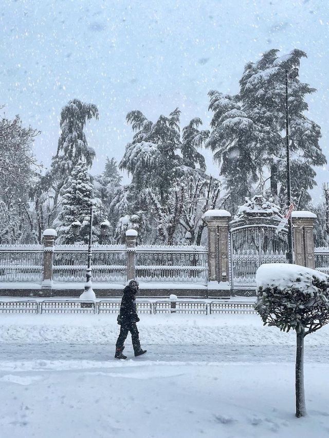 Madrid's Winter Wonderland: Reliving the Historic Snowstorm! ❄️🇪🇸✨