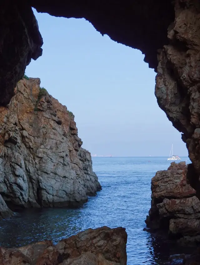 Dalian | The beautiful sea view of the sacred elephant gate at the Rising Sun Square