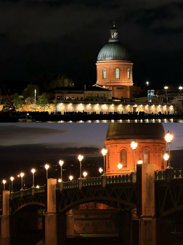 夕陽下的玫瑰之城圖盧茲 Toulouse。