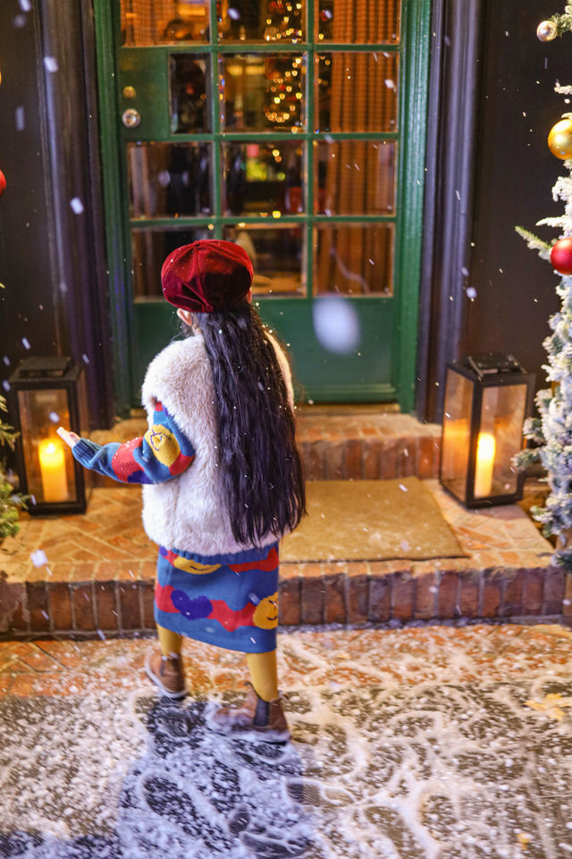 這氛圍感絕了上海市區會下雪的聖誕小院 這氛圍感絕了上海市區會下雪的聖誕小院