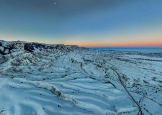 Scenery of Huajia Village in Jimsar County, Changji, Xinjiang
