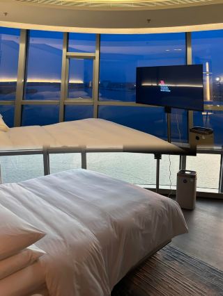 Staying at my dream hotel in Qingdao! I'm so excited!