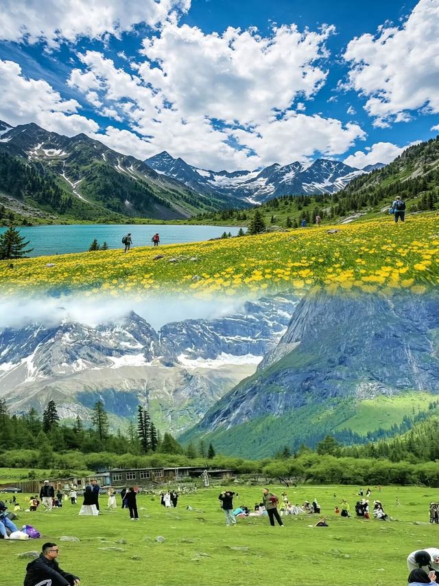 5月的四姑娘山就是封神級的美景