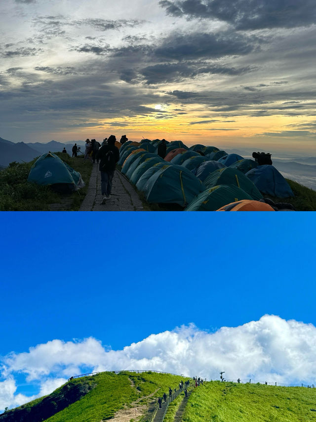 武功山徒步賞雲海 日出日落絕美風光