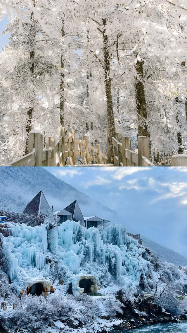 西嶺雪山真係雲端之上嘅冰雪仙境啊！