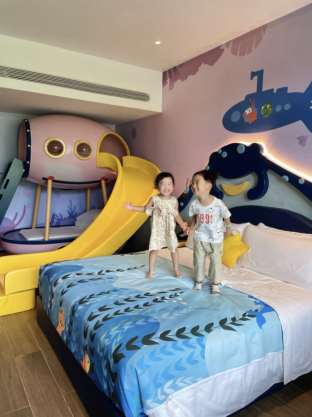私藏親子溫泉酒店，小朋友玩到唔願走～