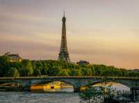 The Eiffel Tower in Paris! 🇫🇷✨
