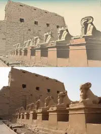 埃及旅行照片轉浮世繪