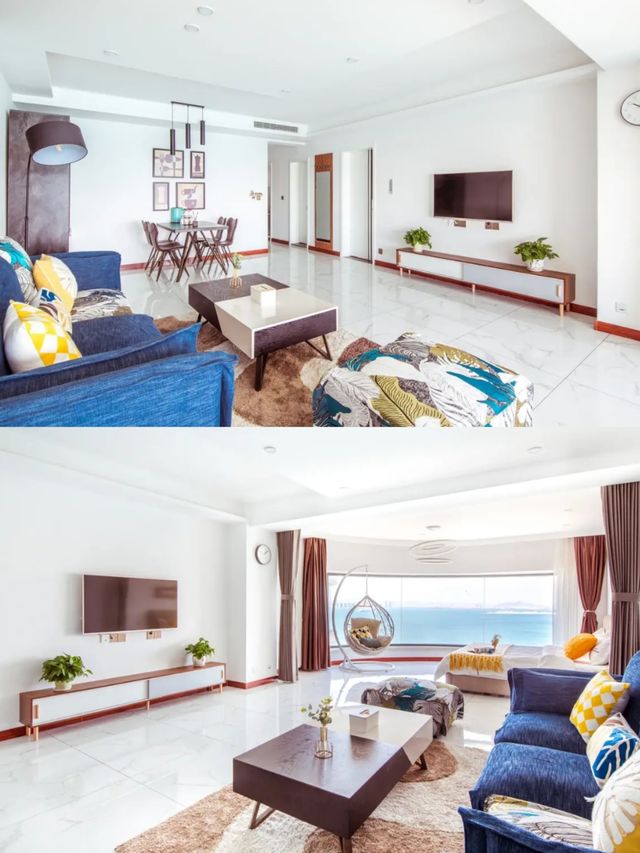 躺床上看日出青島這家海景公寓絕了！