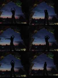 桂林私藏晚霞地！仙鶴峰承包整片紅藍天空