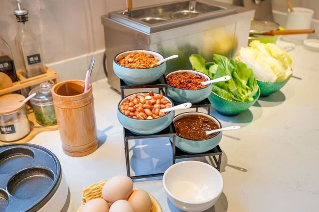 住城市便捷,早餐直接把我香醒了 住城市便捷,早餐直接把我香醒了