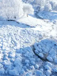 為什麼我才知道,冬季的烏蘭布統這麼美啊!