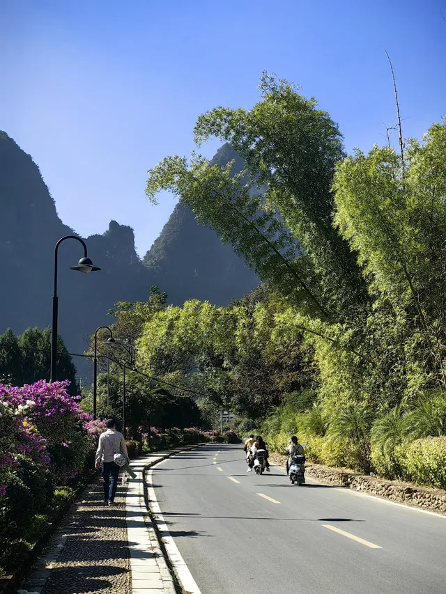 13公里漓江徒步用腳步畫了一幅山水畫卷