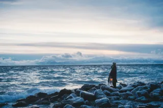 沉溺在賽里木湖的藍調時刻