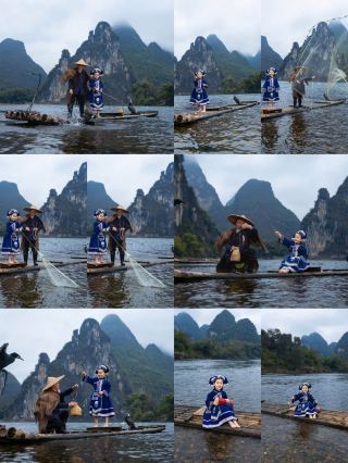 พาลูกเที่ยวหยางซั่วช่วงปิดเทอม ถ่ายรูปบนแพไม้ไผ่แม่น้ำหลีเจียงคือที่สุด!