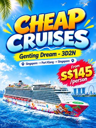 From S$145: Big Cruise Adventure, Small Budget 🚢